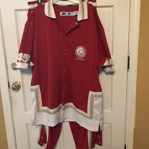 Authentic Russell Athletics Snap Away Suit XXL